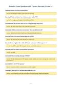 Avionics Exam Questions with Correct Answers &lpar;Grade A&plus;&rpar;