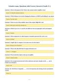 Avionics exam&comma; Questions with Correct Answers &lpar;Grade A&plus;&rpar;