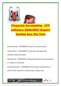 FINANCIAL ACCOUNTING EXAM COMPLETE PACKAGE DEAL