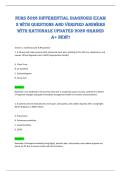 NURS 8026 Differential Diagnosis Exam&NewLine;2 with questions and verified answers&NewLine;with rationale updated 2026 graded&NewLine;A&plus; new&excl;&excl;