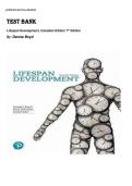 Boyd&colon; Lifespan Development&comma; Canadian 7th Edition Test Bank
