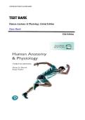 TEST BANK Human Anatomy & Physiology&comma; Global Edition  Elaine Marieb 12th Edition