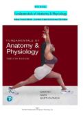 Test Bank for Fundamentals of Anatomy & Physiology&comma; 12th Edition Latest edition