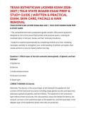 TEXAS ESTHETICIAN LICENSE EXAM 2026&ndash;2027 &vert; TDLR STATE BOARD EXAM PREP & STUDY GUIDE &vert; WRITTEN & PRACTICAL EXAM&comma; SKIN CARE&comma; FACIALS & HAIR REMOVAL