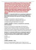 ATI Community Health &vert; ATI RN Community Health Proctored Exam 2026&ndash;2027 &vert; ATI Community Health Content Mastery Series Comprehensive Study Guide & Exam Review &vert; Public Health Nursing&comma; Population Health&comma; Community Assessment&comma; Epidemiology&comma; Disease Preventio