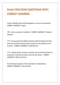Praxis 5904 EXAM QUESTIONS WITH CORRECT ANSWERS