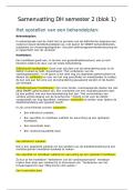 Samenvatting Di&euml;tistisch Handelen &ndash; Semester 2 &vert; Blok 1