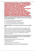 ATI RN Adult Medical Surgical &vert; ATI RN Adult Medical-Surgical Proctored Exam 2026&ndash;2027 &vert; ATI Adult Medical-Surgical Content Mastery Series Comprehensive Study Guide & Exam Review &vert; Adult Health Nursing&comma; Cardiovascular&comma; Respiratory&comma; Neurological&comma; Gastroint