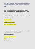 NRNP 6675 MIDTERM EXAM 100&sol;100 POINTS LATEST &NewLine;UPDATE 200 QUESTIONS AND ANSWERS LATEST 2027- &NewLine;2028