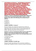 ATI RN Maternal Newborn &vert; ATI RN Maternal-Newborn Nursing Proctored Exam 2026&ndash;2027 &vert; ATI Maternal Newborn Content Mastery Series Comprehensive Study Guide & Exam Review &vert; Pregnancy&comma; Prenatal & Antepartum Care&comma; High-Risk Pregnancy&comma; Maternal Complications&comma; 