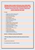 Michigan Boiler Installer 2B Practice Exam 2026-2028 &vert; &NewLine;250 Questions & Answers with Detailed Rationales &vert; MI &NewLine;2B Boiler License Exam Prep &vert; Complete Study Guide &NewLine;LATEST UPDATED THIS YEAR 