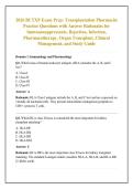 2026 BCTXP Exam Prep&colon; Transplantation Pharmacist &NewLine;Practice Questions with Answer Rationales for &NewLine;Immunosuppressants&comma; Rejection&comma; Infection&comma; &NewLine;Pharmacotherapy&comma; Organ Transplant&comma; Clinical &NewLine;Management&comma; and Study Guide 