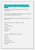 NR302 FINAL &lbrack;2026&rsqb; &vert; COMPLETE ANSWER GUIDE &vert; UPDATED&NewLine;ACTUAL QUESTIONS AND CORRECT ANSWERS &vert; DETAILED STUDY&NewLine;MATERIAL
