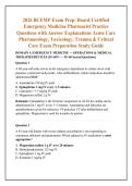 2026 BCEMP Exam Prep&colon; Board Certified &NewLine;Emergency Medicine Pharmacist Practice &NewLine;Questions with Answer Explanations Acute Care &NewLine;Pharmacology&comma; Toxicology&comma; Trauma & Critical &NewLine;Care Exam Preparation Study Guide