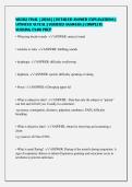 NR302 FINAL &lbrack;2026&rsqb; &vert; DETAILED ANSWER EXPLANATIONS &vert;&NewLine;UPDATED ACTUAL &vert; VERIFIED ANSWERS &vert; COMPLETE&NewLine;NURSING EXAM PREP