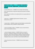 NR302 EXAM 1 &lbrack;2026&rsqb; &vert; A&plus; VERIFIED ANSWERS &vert;&NewLine;UPDATED ACTUAL QUESTIONS &vert; DETAILED EXAM&NewLine;REVIEW