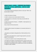 NR302 EXAM 1 &lbrack;2026&rsqb; &vert; VERIFIED SOLUTIONS &vert;&NewLine;UPDATED ACTUAL QUESTIONS &vert; STEP-BY-STEP&NewLine;ANSWERS &vert;