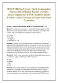 BCSCP 2026 Study Guide&colon; Sterile Compounding &NewLine;Pharmacist Certification Practice Questions &NewLine;Answer Explanations & USP Standards&comma; Quality &NewLine;Control&comma; Aseptic Technique & Preparation Exam &NewLine;Preparation