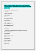 NR302 EXAM 1 &lbrack;2026&rsqb; &vert; COMPLETE ANSWER GUIDE &vert;&NewLine;UPDATED ACTUAL QUESTIONS AND CORRECT ANSWERS&NewLine;&vert; DETAILED