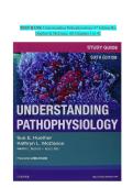 TEST BANK Understanding Pathophysiology 6th Edition By  &NewLine;Huether & McCance All Chapters 1 to 42 &NewLine;