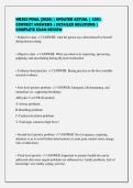 NR302 FINAL &lbrack;2026&rsqb; &vert; UPDATED ACTUAL &vert; 100&percnt;&NewLine;CORRECT ANSWERS &vert; DETAILED SOLUTIONS &vert;&NewLine;COMPLETE EXAM REVIEW