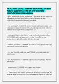 NR302 FINAL &lbrack;2026&rsqb; &vert; VERIFIED SOLUTIONS &vert; UPDATED&NewLine;ACTUAL QUESTIONS &vert; STEP-BY-STEP ANSWERS &vert;&NewLine;COMPLETE EXAM PREPARATION