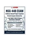 NSG-448 Evidence-Based Project Capstone &mdash; INSTANT PDF DOWNLOAD &mdash; Verified NSG-448 Exam &vert; Grand Canyon University &vert; Q & A &vert; 2026&sol;2027 Edition