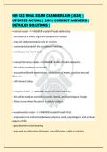 NR 222 FINAL EXAM CHAMBERLAIN &lbrack;2026&rsqb; &vert;&NewLine;UPDATED ACTUAL &vert; 100&percnt; CORRECT ANSWERS &vert;&NewLine;DETAILED SOLUTIONS &vert;