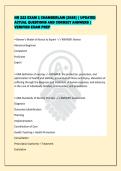 NR 222 EXAM 1 CHAMBERLAIN &lbrack;2026&rsqb; &vert; UPDATED&NewLine;ACTUAL QUESTIONS AND CORRECT ANSWERS &vert;&NewLine;VERIFIED EXAM PREP