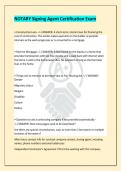 NOTARY Signing Agent Certification Exam
