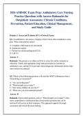 2026 AMB-BC Exam Prep&colon; Ambulatory Care Nursing &NewLine;Practice Questions with Answer Rationales for &NewLine;Outpatient Assessment&comma; Chronic Conditions&comma; &NewLine;Prevention&comma; Patient Education&comma; Clinical Management&comma; &NewLine;and Study Guide