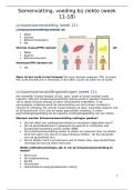 Samenvatting Samenwerkend Leren &lpar;SL&rpar; voeding bij ziekte