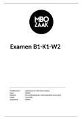 B1-K1-W2 &ndash; Ondersteunt de cli&euml;nt bij de zelfzorg