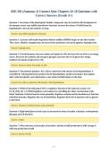 BIO 202 &lpar;Anatomy 2&rpar; Connect Quiz Chapters 16-18 Questions with&NewLine;Correct Answers &lpar;Grade A&plus;&rpar;