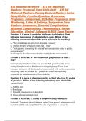 ATI Maternal Newborn &vert; ATI RN Maternal-Newborn Proctored Exam 2026&ndash;2027 &vert; ATI RN Maternal Newborn Nursing Content Mastery Series Study Guide&comma; Practice Questions & Answers&comma; Pregnancy&comma; Antepartum&comma; High-Risk Pregnancy&comma; Fetal Monitoring&comma; Labor & Delivery&comma; Pos