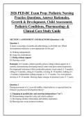 2026 PED-BC Exam Prep&colon; Pediatric Nursing &NewLine;Practice Questions&comma; Answer Rationales&comma; &NewLine;Growth & Development&comma; Child Assessment&comma; &NewLine;Pediatric Conditions&comma; Pharmacology & &NewLine;Clinical Care Study Guide