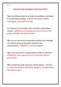Ontario Private Investigator Exam&vert;&vert;Just Out&excl;&excl;&excl;