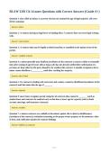 BLAW 3201 Ch 14 notes Questions with Correct Answers &lpar;Grade A&plus;&rpar;