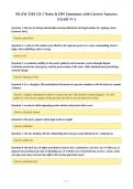 BLAW 3201 Ch 1 Notes & HW Questions with Correct Answers&NewLine;&lpar;Grade A&plus;&rpar;
