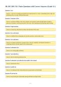BLAW 3201 Ch 1 Notes Questions with Correct Answers &lpar;Grade A&plus;&rpar;