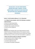 NEVADA &lpar;NV&rpar; C-21B AIR CONDITIONING CONTRACTOR EXAM &vert; NEVADA C-21B AIR CONDITIONING CONTRACTOR EXAM 2026&sol;2027&colon; 200 QUESTIONS WITH ANSWERS & DETAILED RATIONALES
