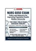NURS 6050 Policy and Advocacy for Improving Population Health &mdash; INSTANT PDF DOWNLOAD &mdash; Verified NURS 6050 Exam Prep &vert; Walden University &vert; Q & A &vert; 2026&sol;2027 Edition