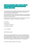 NUR 221 EXAMS WITH CORRECT ANSWERS&period;&sol;ACTUAL EXAMS 