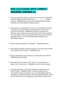 NUR 2210 EXAMS WITH CORRECT ANSWERS &sol;GUARANTEED PASS &excl;&excl;&excl;