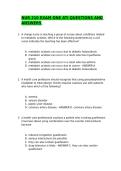 NUR 210 EXAM ONE ATI QUESTIONS AND ANSWERS&period;&sol;2026 ACTUAL EXAMS 