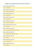 CAMRT Exam&comma; Questions with Correct Answers &lpar;Grade A&plus;&rpar;