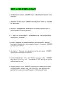 NUR 2210 FINAL EXAM WITH CORRECT ANSWERS &sol;GRADED A&plus;