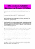 LM1 &ndash; CII Exam 2026&sol;2027&NewLine;Questions and Answers 100&percnt; Pass