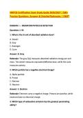NMTCB Certification Exam Study Guide 2026&sol;2027 &vert; 500&plus; &NewLine;Practice Questions&comma; Answers & Detailed Rationales &vert; CNMT 