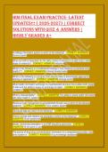 HIM Final Exam Practice 2026 &vert; Health Information Management Q&A with Verified Answers
